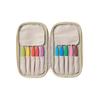 Clover Zippered Crochet Hook Case (Beige) 55-945