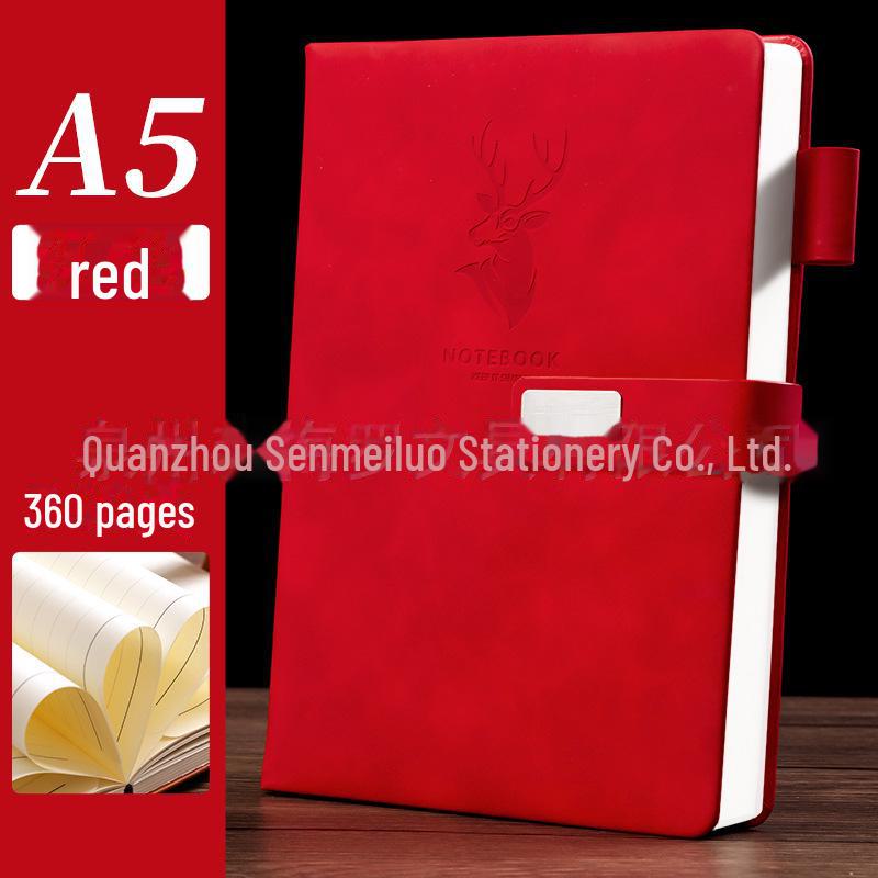 

Тетрадь формата А4/В5 в толстой кожаной обложке для студентов колледжей