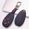 Key Fob Cover for Leapmotor T03 S01 C11 C01 with Keychain Anti-Scratch Shockproof Protective Shell Holder with Honeycomb Texture Shockproof Structure