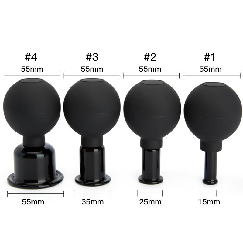 New Rubber Vacuum Cupping Massage for Body Anti Cellulite Cans Vacuum Jar Medical Chineses Therapy Cupping Health Care Tool 1PC