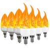 E14 LED Flame Lamps Light Bulb Atmosphere Light Bulbs AC85-265V LED Emulation Dynamic Flame Light For Garden Party Home Decor