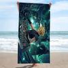 Ffvii Game Print Beach Towel, Large Soft Quick Dry Towel for Beach Camping Swimming
