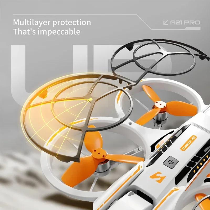 2026 A21 PRO Drone 4K Profession HD Wide Angle Camera WiFi FPV Brush RC Dron Height Keep Helicopter Large Screen Quadcopter Kids Toys