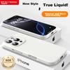 Official Liquid StateIPhone 16 Pro Case, 16 Pro Protective Cover, Liquid Silicone Full Camera Protection, Ultra-Thin Shockproof,, White
