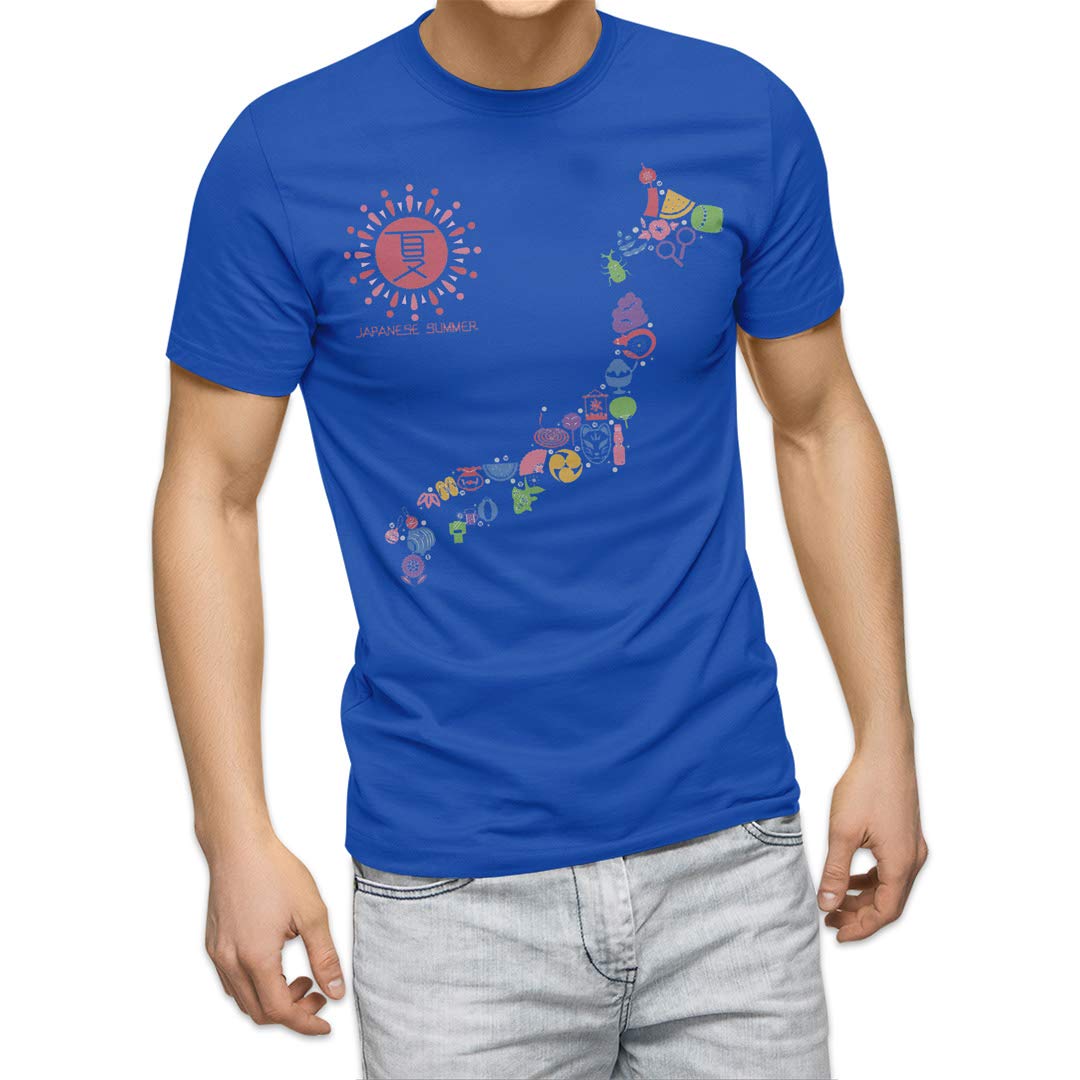 

Напечатано для XXXL и 3XL стильный экипаж королевская карта сезона [igsticker] футболка мужская, размеры, горловина, синий, синий, унисекс, футболка, 015427, Япония, японский,