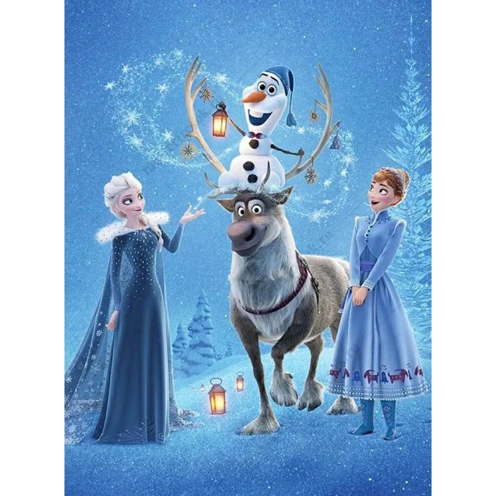 Elsa Disney Princess Diamond Painting Cross Stitch Puzzle Mosaic Embroidery Home Decor 5D DIY Art New Arrivals Artificial Drill