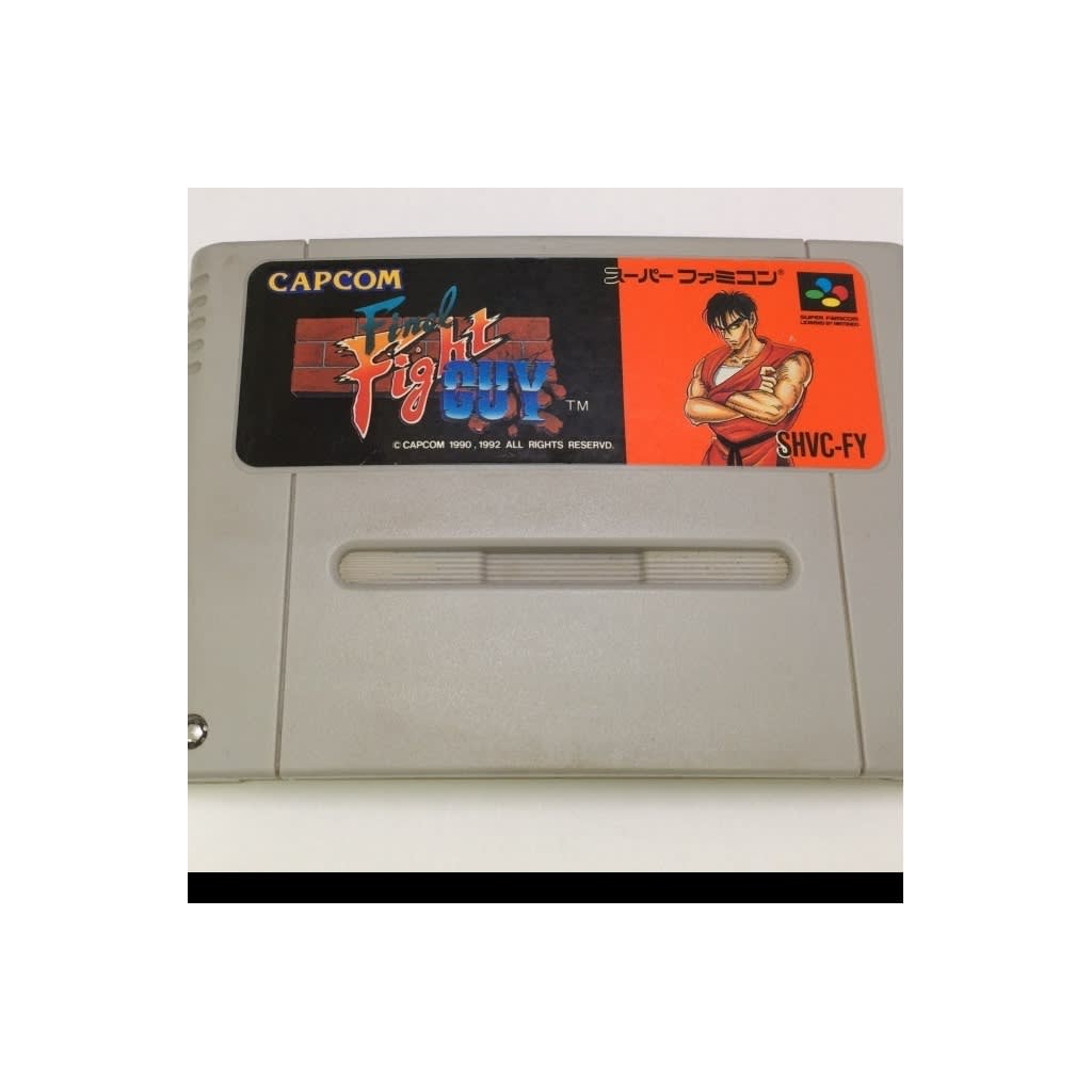 Used Final Fight Guy SFC SNES Super Famicom SHVC-FY Tested Working Nintendo Action Capcom NTSC-J Super Nintendo Cartridge