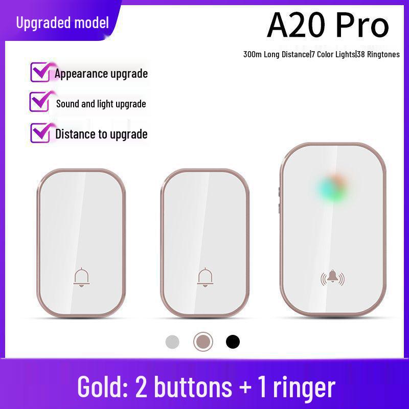 Wireless Smart Long-Range Doorbell & Elderly Pager