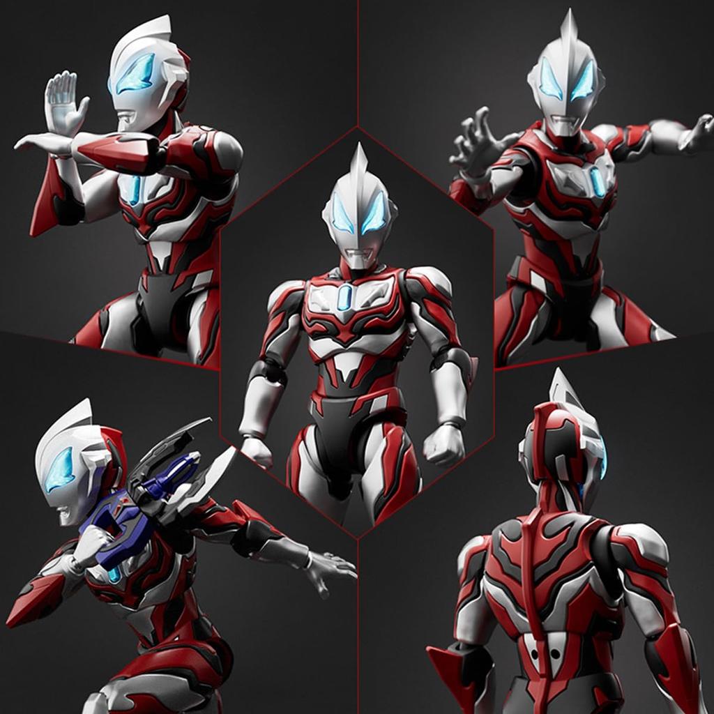 HiPlay Burco Legendary Ultraman Jet AE01 Bewegliches Plastikmodell Komplettset