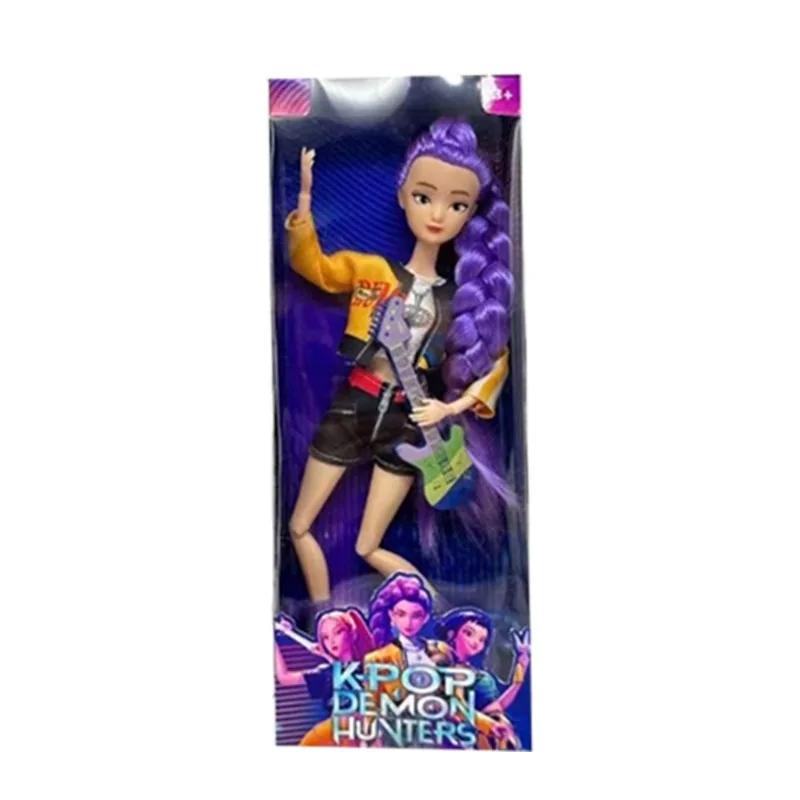 K-pop Demon Hunter Witch Hunter Group High Appearance Rubber Doll Figurine Girl's Heart Decoration Holiday Gift