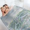 Holiday Valley Resort Trail Map Throw Blanket bed plaid Cute Bed Fashionable Beautifuls Blankets