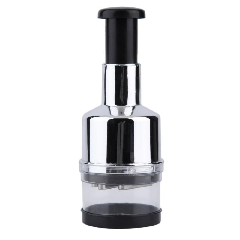 PAPAPRESS 304 Stainless Steel Kitchenware - Manual Pressing Type Garlic Chopper for Chopping Scallions, Ginger and Garlic, Garlic Presser