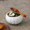 Riccio di Mare Ciotola da Zuppa in Ceramica Piatto Piano Ciotola da Dessert Piatto per Frutta Insalatiere Ciotole Decorative Piatto per Dim Sum Piatti per Dolci