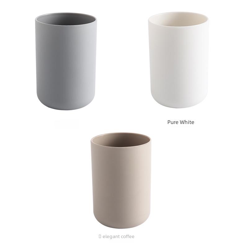 Japanese Creative Plastic Toothbrush and Mouthwash Cup for Couples and Students
