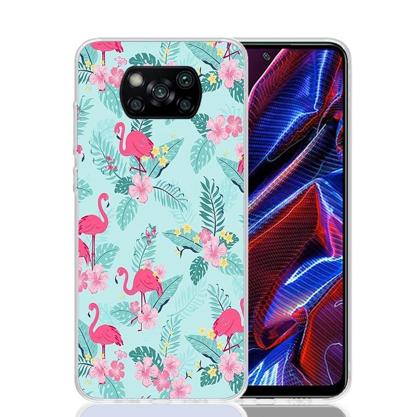Pink Red Flamingo Case Phone Cover for Xiaomi Redmi Note 10 9 9S 8 8T 7 5 Pro Mi 12T 11T 10T 9T 12 11 Lite A3 A2 Trend Fundas Mi