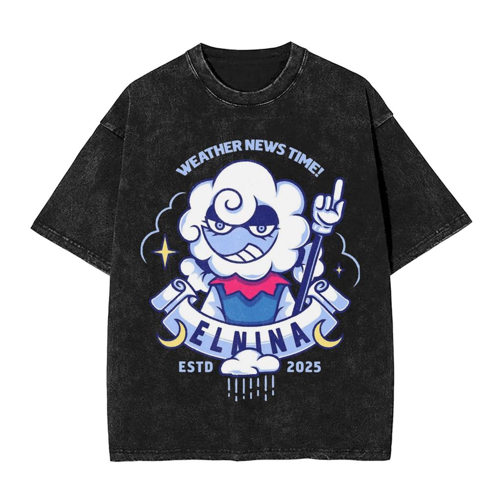Hip Hop ITs TV Time Funny Tenna Deltarune Chapter Merch T Shirt for Unisex Women  Washed Cotton Tee Shirt Clothing
