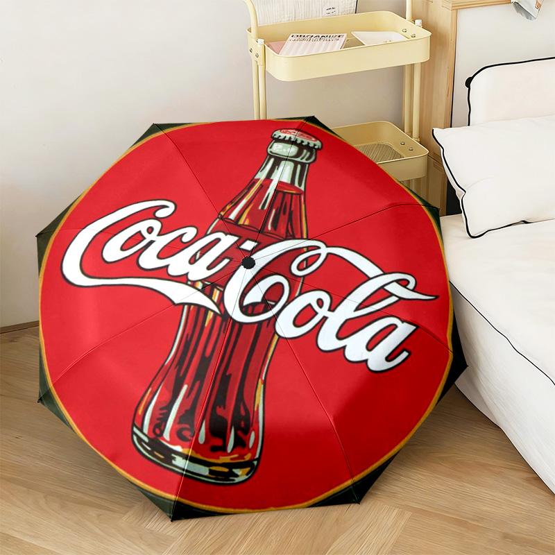 Christmas Gift Halloween Theme Bear Truck Coca Cola umbrella is suitable for all seasons, including home travel and outdoor activities Y13