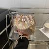 Premium texture spring new shopping pearl versatile cute bucket bag women's trend messenger bag