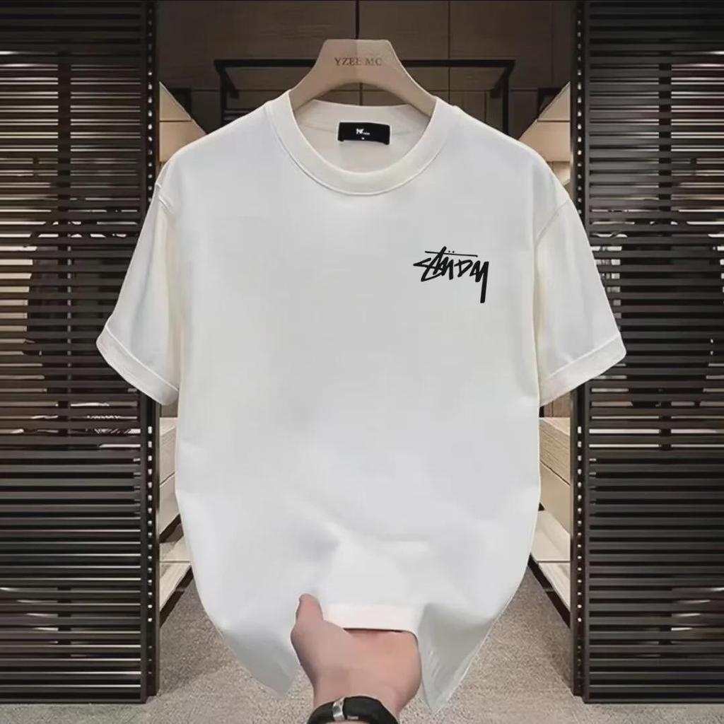 „2024 Trendy Herren-T-Shirt im Hong Kong-Stil mit kurzen Ärmeln“