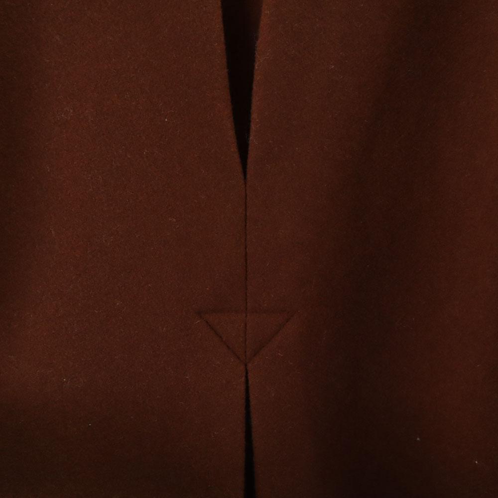 AMERI UNDRESSED Wool Coat F Brown Women Used