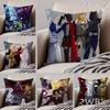 R-RWBYS Pillow Case Anti-dustmite Pillowcase Invisible Zipper Silky Short Plush Sofa Cushion Cover
