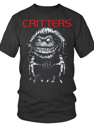 Critters Graphic TShirt 100% Cotton Casual Crew Neck Regular Fit NonS Unisex T-Shirt