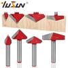 6mm V-Groove Bit Woodworking Cutter - 3D Engraving Knife, V-Shaped, 60/90 Degrees, 6 Patterns