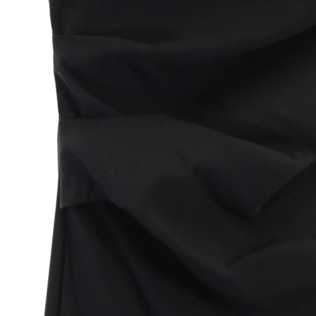 Unused ZARA No Sleeve Long Dress M Black Stretch Women Used
