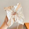 Korean Style Spring/Summer Floral Intestine Hair Scrunchie for Women – Elegant Ponytail Tie and Mori Girl Accessory.