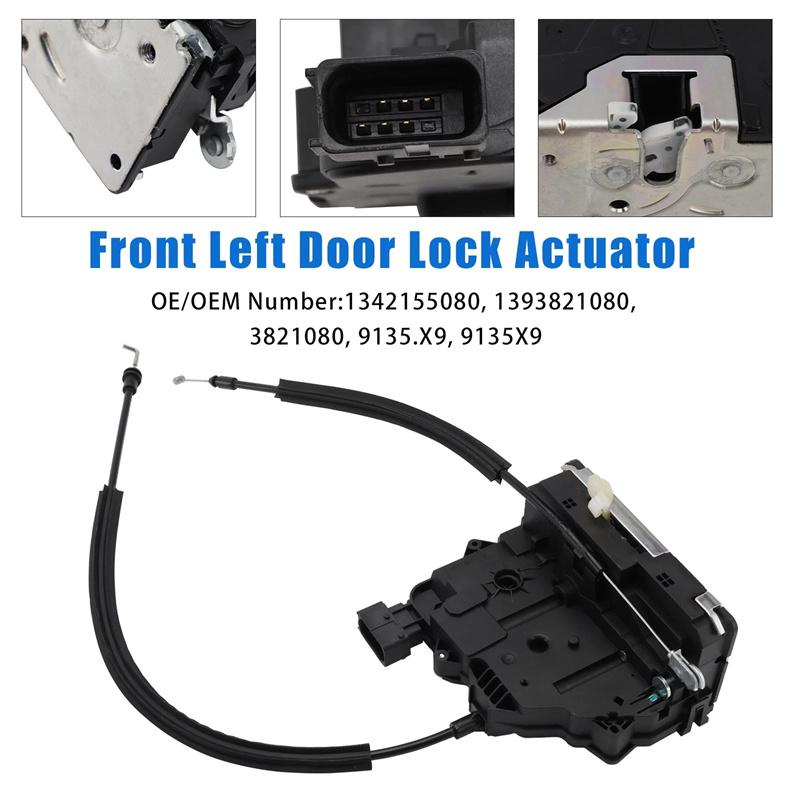 

Левый электрический замок двери Подходит для Fiat Ducato, Citroen Jumper, Ram Promaster, Peugeot Boxer, Opel Movano, Toyota 1342155080 2006- one size чёрный