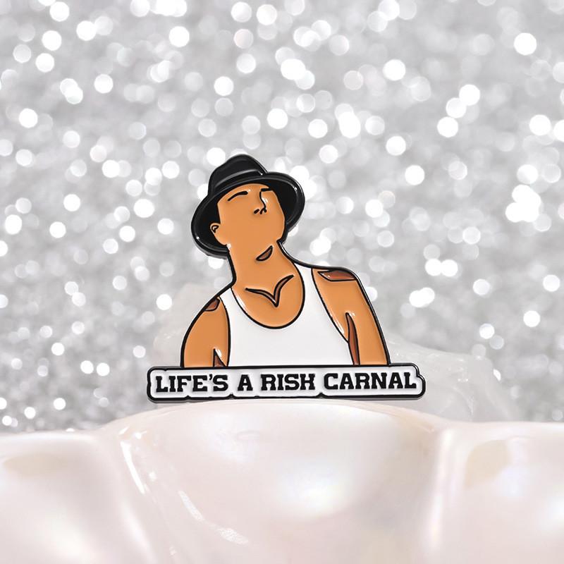 Cartoon Character Colorful Alloy Brooch Adjustable Multifunctional Pin Decorative