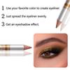 12PCS/PACK 2 in 1 Eyeliner 12 Colors Lip Pencil Long-lasting Waterproof Makeup Cosmetic Set Eye Liner