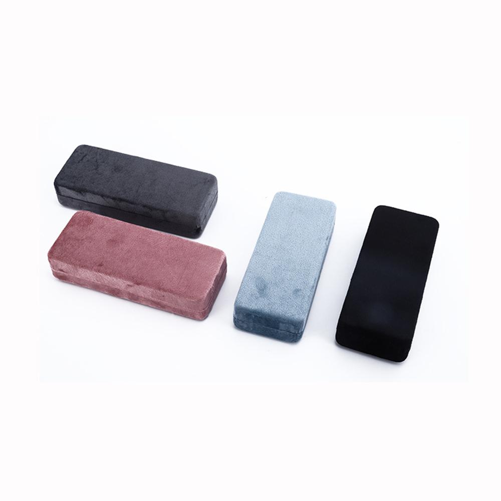 Stress Resistant Glasses Case Universal Metal Glasses Case Flocking Glasses Case Eyeglasses For Professional Use Travel Fashion