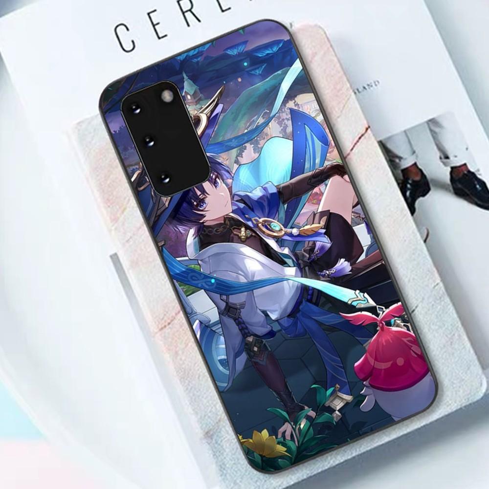 Genshin Impact Anime Phone Case For Samsung S 9 10 20 21 22 23 30 23 24 Plus Lite Ultra FE S10lite Fundas