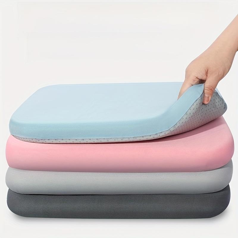 One Extra-Large Ergonomic Cushion – High-Density PU Foam Support, Non-Slip Bottom – Soft Woven Fabric, Washable