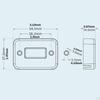 Inductive Hour Meter for , Lightweight, Waterproof, Multifunctional, Tractor, Boat