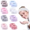 Absorbent Wrist Wash Bands, Soft Terry Cloth Wristbands for Face Washing, Makeup, Spa Prevent Water Dripping