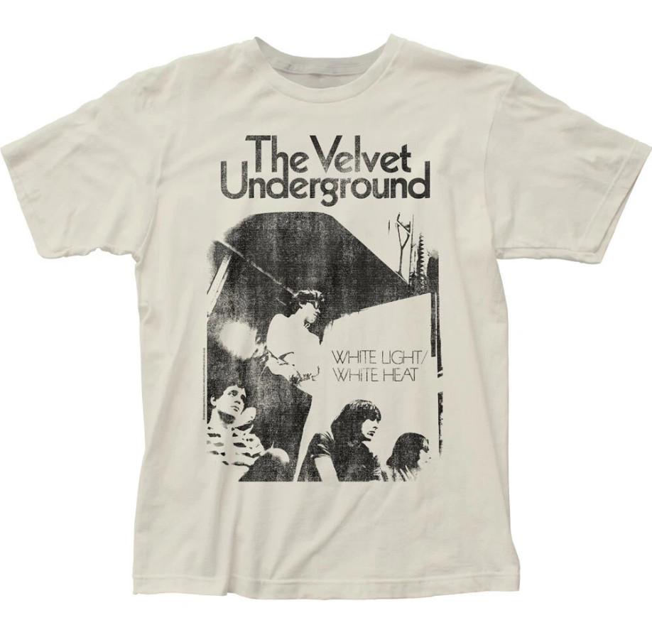 Velvet Underground White Light White Heat T Shirt Mens Classic Band Tee Of White Unisex T-Shirt XL