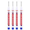 4Pcs/Set 20mm Deep Hole Long Nib Head Markers For Metal Perforating Pen Waterproof Bathroom Woodworking Decoration Multi-Purpose