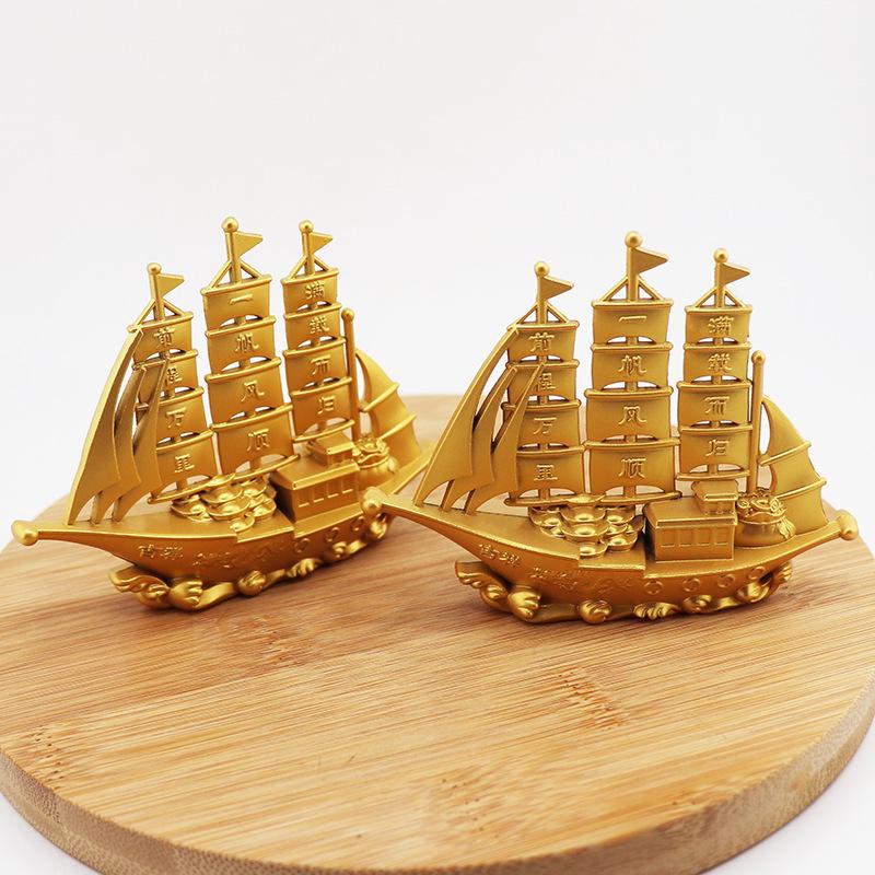 Smooth Sailing Sailboat Figurine - Creative Office Desk Decoration and Gift Ornament