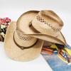 Bil Häst Raffia Sprayfärg Cowboyhatt Halmhatt Japansk Och Koreansk Halmhatt Styrka Utan Spår
