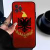 Albania Flag Eagle Logo Phone Case For Iphone 17 Air 16 15 14 13 12 11 Pro Max 16 15 14 Plus TPU Soft Case