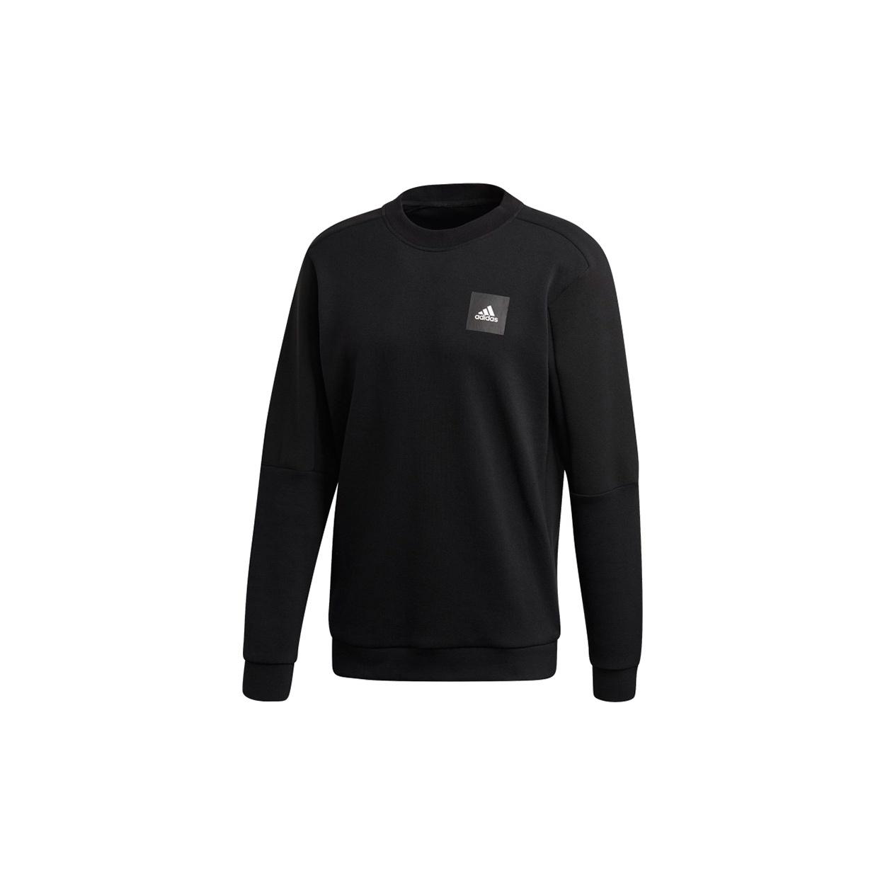 adidas Must Haves Crew Sweatshirt - Black Men s FU0043 S