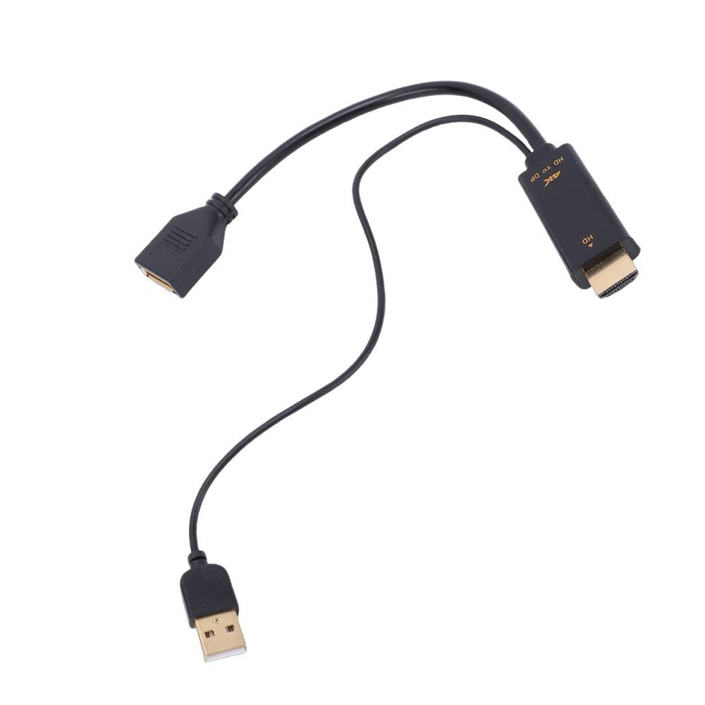 4K@60Hz HD Multimedia Interface to DisplayPort Female Cable  for High-Definition Displays