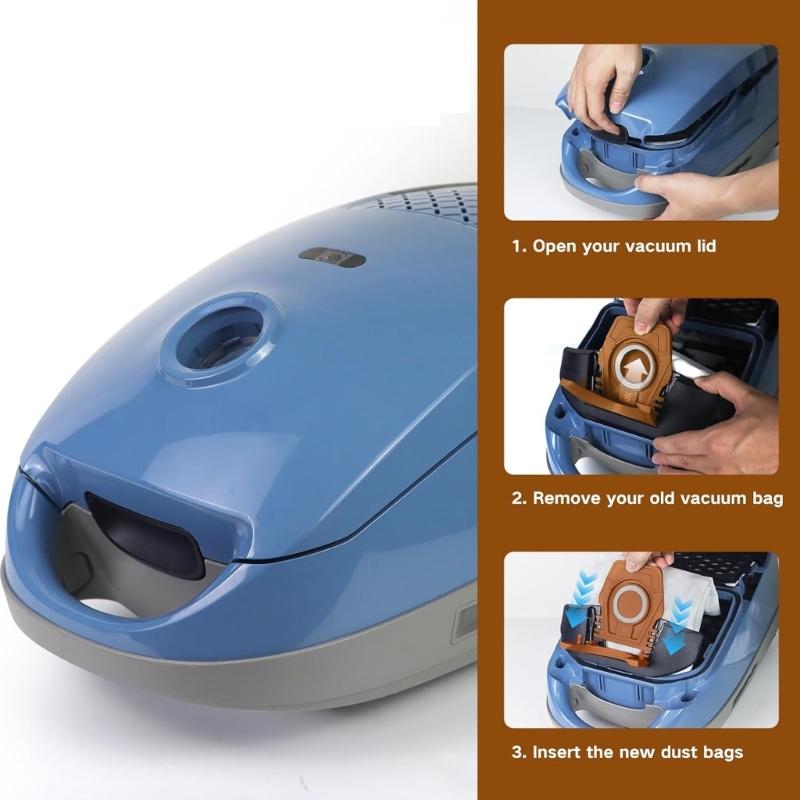 Large Capacity Dust Collector Bags Easy Replacement Vacuum Cleaner Bag for M L S1 Series Vacuum Cleaner Accessories