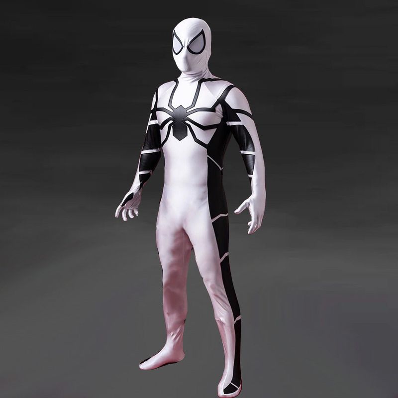 Future Fund Captain America Scarlet Spider Quantum Suit Miles Black Spider-Man Full Body Tights