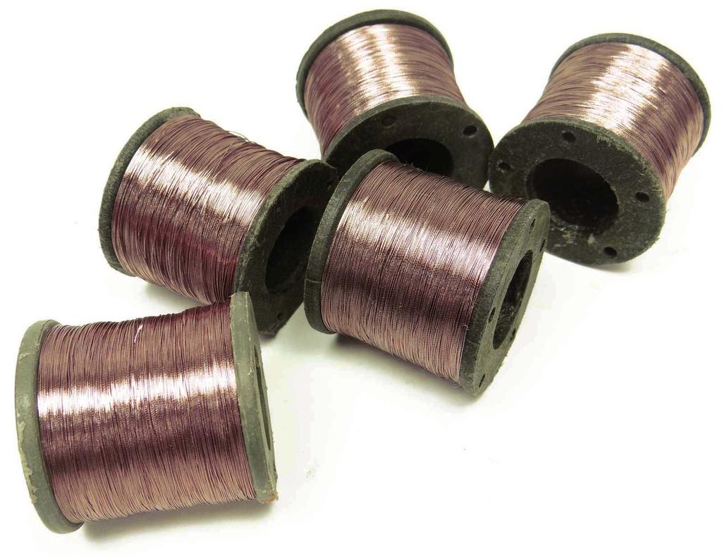 Lot Of 5 Pcs Polyamide Spool Quilting Machine Stitching Metallic Orange