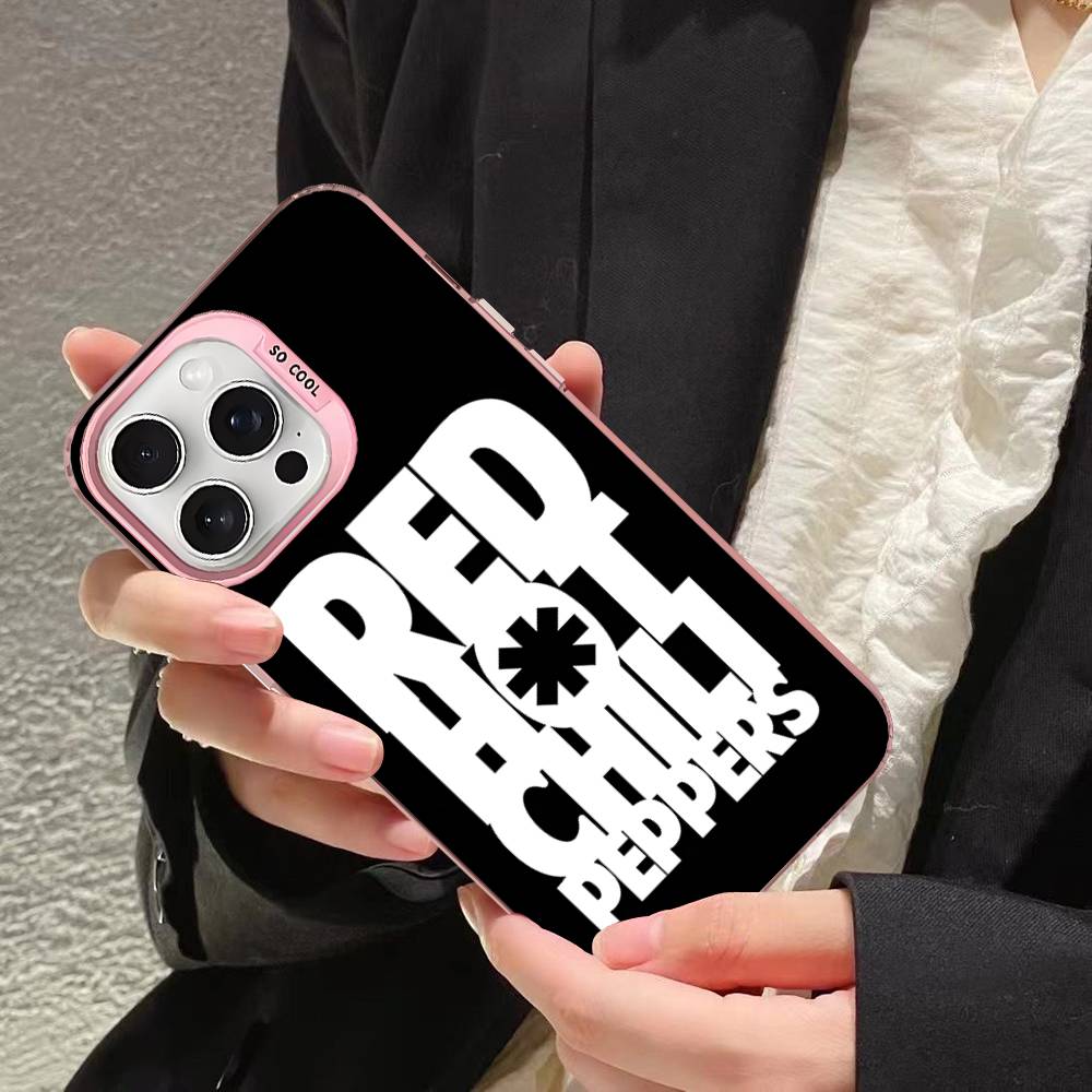 

Яркий чехол для телефона Red Hot Chili P-Peppers Band для iPhone 17 16 15 14 13 12 11 Pro Max Plus Матовый чехол iPhone 14