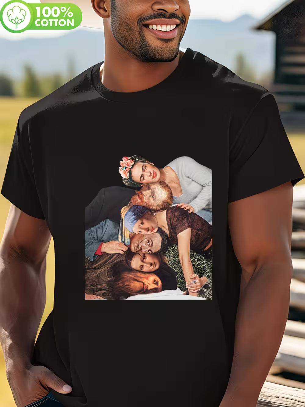

Humorous Art Parody T-Shirt Featuring Van Gogh L