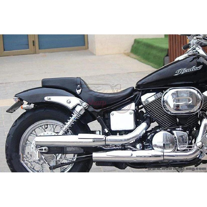 Motorcycle ABS Plastic Battery Side Fairing Covers For Honda Shadow Spirit VT750 DC 2000-2009 Black Widow 2000-2007 Panel Frame